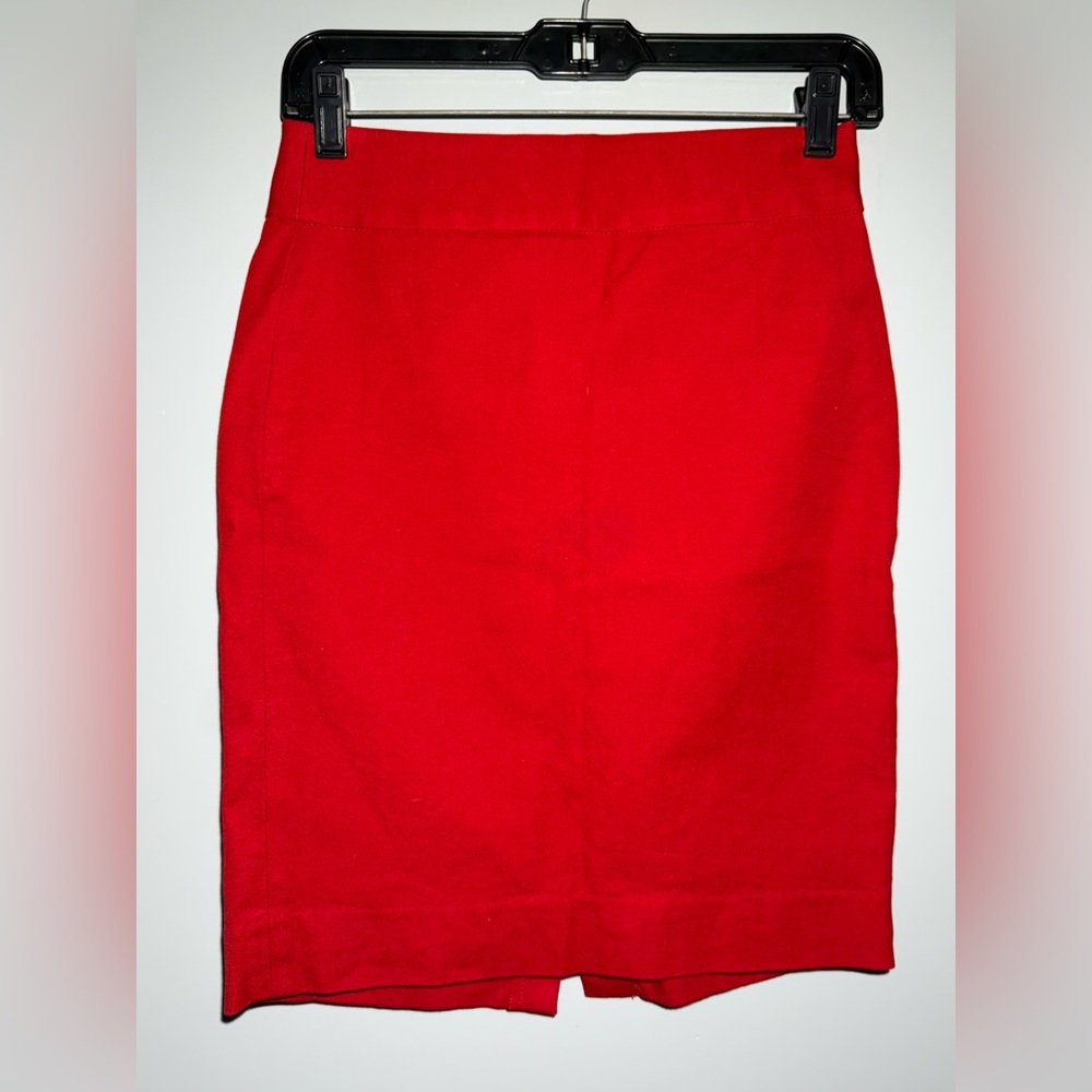 Banana Republic Vibrant Red Pencil Skirt
